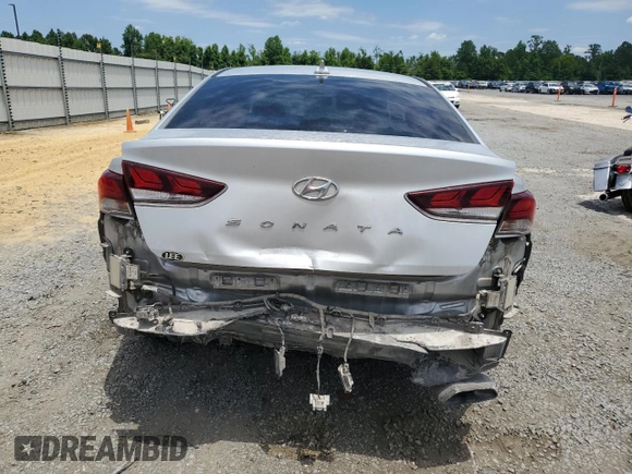 2018 Hyundai Sonata Sport Plus with VIN 5NPE34AF9JH629526, listed as a Copart auction lot 58087274 with 92,493 mi miles and Salvage Title. Bid and sale history available at DreamBid. Image 6.