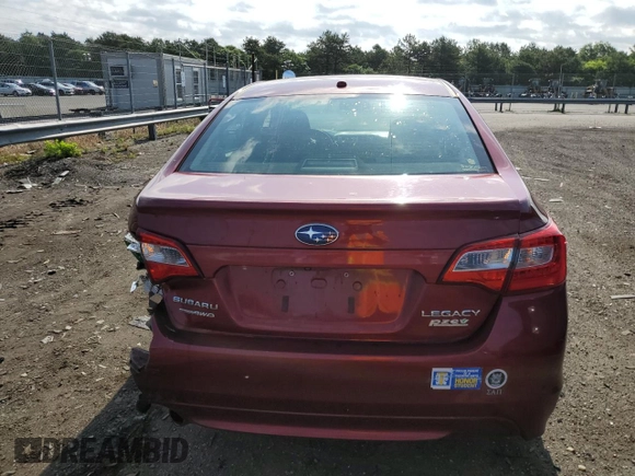 2015 Subaru Legacy 2.5i Premium with VIN 4S3BNAC63F3024803, listed as a Copart auction lot 57750233 with 101,289 mi miles. Bid and sale history available at carsss.com. Image 6.