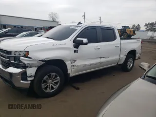 2019 Chevrolet Silverado 1500 LT with VIN 3GCPYDEK3KG124805, listed as a Copart auction lot 51585145 with 90,579 mi miles and Salvage Title. Bid and sale history available at carsss.com. Image 1.
