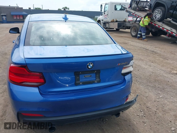2018 BMW 2 Series M240i with VIN WBA2J5C55JVB27907, listed as a IAAI auction lot 42706522 with 39,097 mi miles and . Bid and sale history available at DreamBid. Image 16.