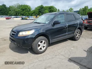 2007 Hyundai Santa Fe GLS with VIN 5NMSG73D17H103756, listed as a Copart auction lot 62283725 with 176,705 mi miles and Salvage title. Bid and sale history available at DreamBid. Image 1.