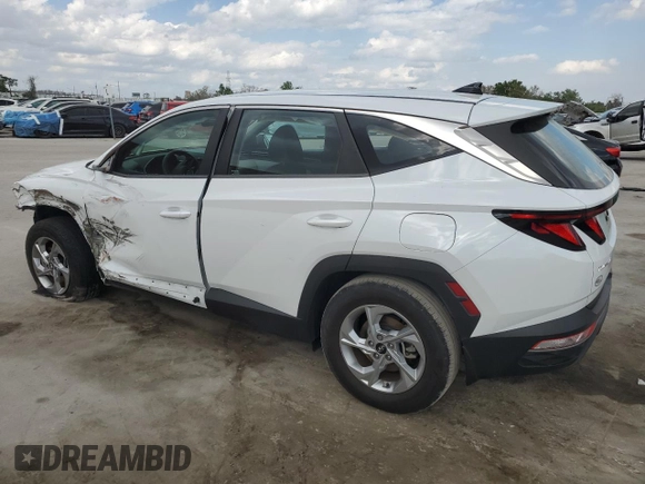 2022 Hyundai Tucson SE with VIN 5NMJA3AE6NH067111, listed as a Copart auction lot 47481575 with 43,672 mi miles and Non Repairable. Bid and sale history available at carsss.com. Image 2.