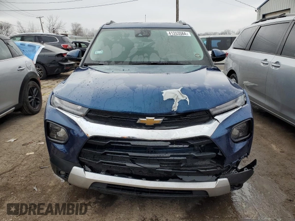 2021 Chevrolet TrailBlazer LT with VIN KL79MPSL3MB068229, listed as a Copart auction lot 41263584 with 36,413 mi miles and . Bid and sale history available at DreamBid. Image 5.