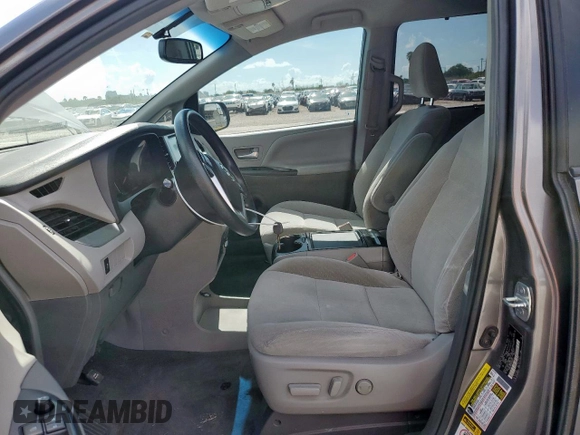 2017 Toyota Sienna LE Auto Access Seat with VIN 5TDKZ3DC2HS866571, listed as a Copart auction lot 62213225 with 215,638 mi miles and Salvage title. Bid and sale history available at DreamBid. Image 7.