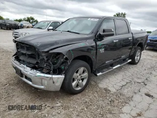 2016 Ram 1500 Big Horn with VIN 1C6RR7LM1GS198503, listed as a Copart auction lot 60118915 with 155,012 mi miles and Salvage title. Bid and sale history available at DreamBid. Image 1.