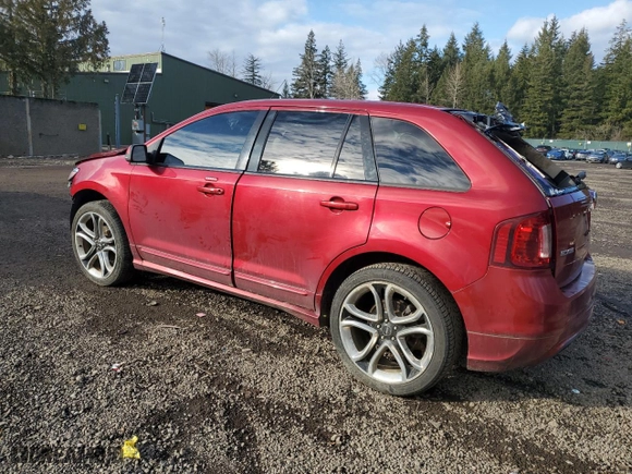 2013 Ford Edge Sport with VIN 2FMDK4AK9DBA90929, listed as a Copart auction lot 44265675 with 92,853 mi miles and Salvage Title. Bid and sale history available at carsss.com. Image 2.