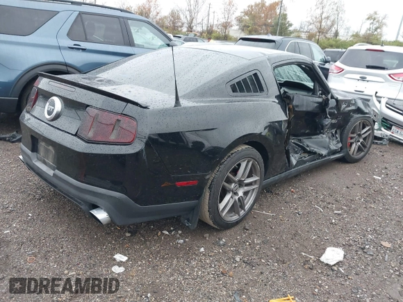 2011 Ford Mustang GT with VIN 1ZVBP8CF7B5101963, listed as a IAAI auction lot 40790143 with Not Provided miles. Bid and sale history available at carsss.com. Image 4.