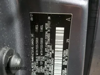 2022 Lexus RX 350 with VIN 2T2HZMDA8NC309467, listed as a Copart auction lot 49897385 with 36,795 mi miles and Salvage Title. Bid and sale history available at DreamBid. Image 13.