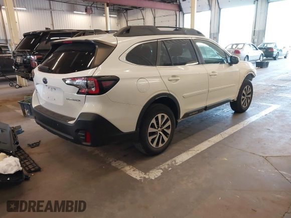 2021 Subaru Outback Premium with VIN 4S4BTACC3M3109869, listed as a IAAI auction lot 42207083 with 34,825 mi miles and . Bid and sale history available at DreamBid. Image 4.