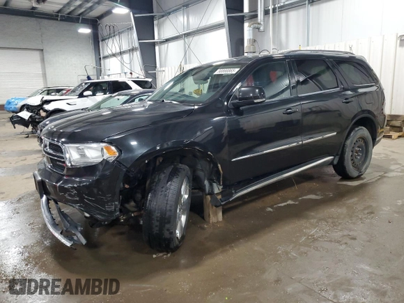 2014 Dodge Durango Limited z VIN 1C4RDJDGXEC524805, wystawiony jako Copart lot #56888865 z przebiegiem 253 506 mil mil oraz Szkoda całkowita • Salvage title. Historia ofert i sprzedaży dostępna na DreamBid. Obrazek 1.