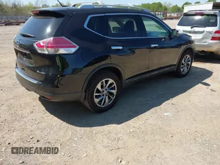 2015 Nissan Rogue SV with VIN 5N1AT2MV6FC791862, listed as a IAAI auction lot 42053524 with 147,286 mi miles and . Bid and sale history available at DreamBid. Image 4.