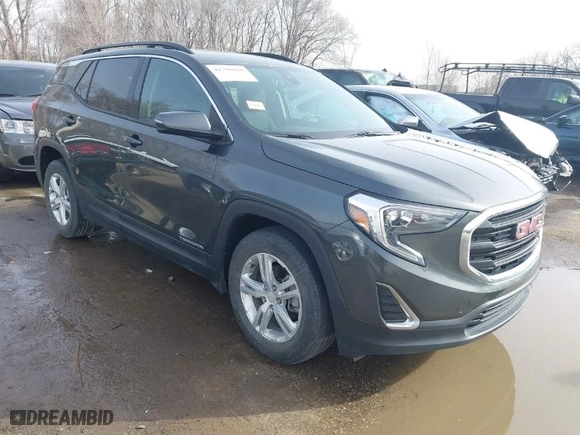 2020 GMC Terrain SLE with VIN 3GKALMEVXLL171051, listed as a IAAI auction lot 41790628 with 58,699 mi miles. Bid and sale history available at carsss.com. Image 1.