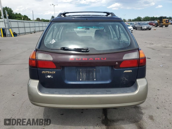 2002 Subaru Legacy Outback with VIN 4S3BH665327623842, listed as a Copart auction lot 60168375 with 113,761 mi miles and Salvage title. Bid and sale history available at DreamBid. Image 6.