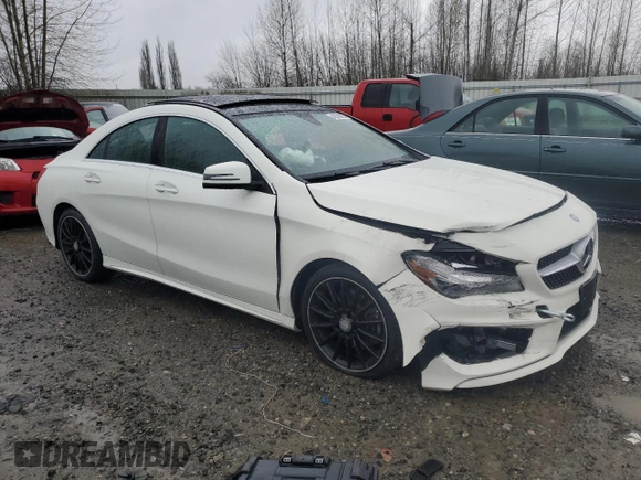 2015 Mercedes-Benz CLA 250 with VIN WDDSJ4EBXFN207018, listed as a Copart auction lot 48319024 with 29,786 mi miles and . Bid and sale history available at DreamBid. Image 4.