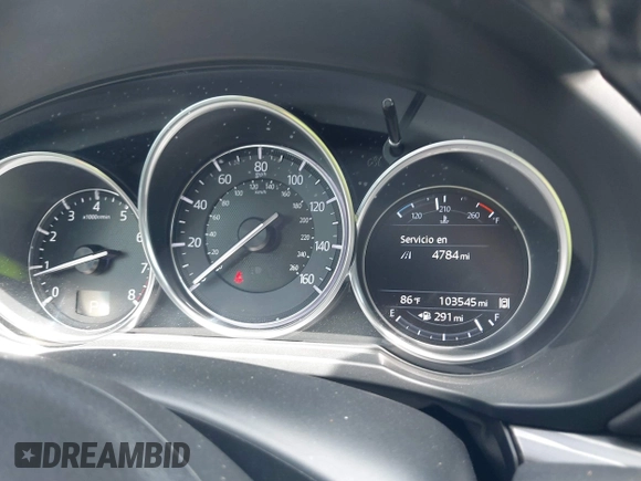 2017 Mazda CX-5 Grand Touring with VIN JM3KFADL3H0227655, listed as a IAAI auction lot 41897981 with 103,545 mi miles. Bid and sale history available at carsss.com. Image 7.