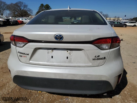 2024 Toyota Corolla Hybrid LE with VIN JTDBCMFE3R3049182, listed as a Copart auction lot 46409105 with 22,907 mi miles and Salvage Title. Bid and sale history available at carsss.com. Image 6.