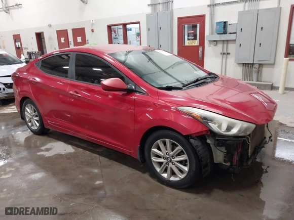 2015 Hyundai Elantra Limited with VIN KMHDH4AE9FU358075, listed as a IAAI auction lot 41760721 with 131,925 mi miles. Bid and sale history available at carsss.com. Image 1.