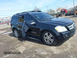 2008 Mercedes-Benz GL-Class 4.6L with VIN 4JGBF71E08A395728, listed as a IAAI auction lot 41972342 with 106,031 mi miles. Bid and sale history available at carsss.com. Image 1.