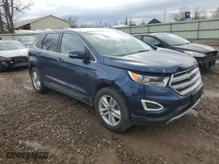 2017 Ford Edge SEL with VIN 2FMPK4J93HBB72705, listed as a Copart auction lot 50812645 with 133,043 mi miles and Salvage Title. Bid and sale history available at carsss.com. Image 4.