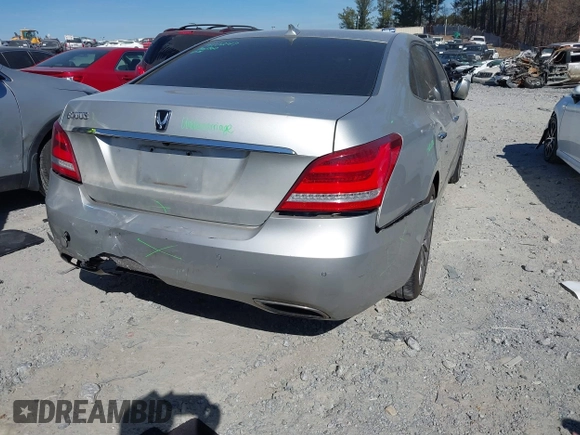 2014 Hyundai Equus Signature with VIN KMHGH4JH1EU073912, listed as a IAAI auction lot 41672671 with 168,197 mi miles and . Bid and sale history available at DreamBid. Image 4.