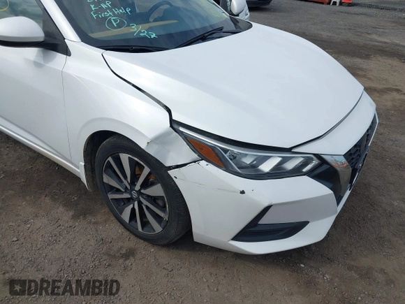 2021 Nissan Sentra SV with VIN 3N1AB8CV2MY324442, listed as a IAAI auction lot 41929705 with 74,685 mi miles and . Bid and sale history available at DreamBid. Image 6.