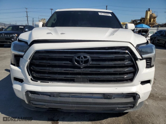 2023 Toyota Sequoia SR5 with VIN 7SVAAABA1PX004224, listed as a Copart auction lot 54199095 with 55,132 mi miles and Salvage Title. Bid and sale history available at carsss.com. Image 5.