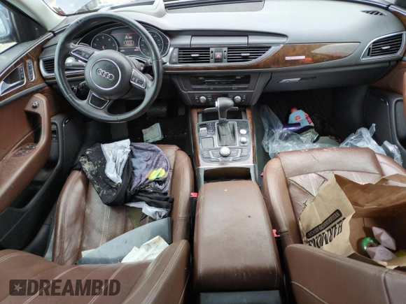 2012 Audi A6 Prestige with VIN WAUJGAFC8CN166536, listed as a Copart auction lot 45583475 with 80,574 mi miles and Salvage title. Bid and sale history available at DreamBid. Image 8.