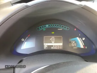 2016 Nissan LEAF SL with VIN 1N4BZ0CP7GC313004, listed as a Copart auction lot 43732005 with 81,574 mi miles and Salvage Title. Bid and sale history available at carsss.com. Image 9.