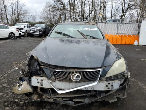 2008 Lexus IS 250 with VIN JTHBK262382074079, listed as a Copart auction lot 47174075 with Not Provided miles and Salvage Title. Bid and sale history available at DreamBid. Image 5.