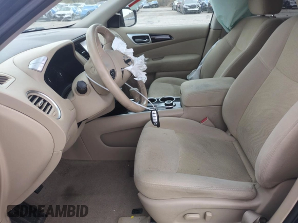 2015 Nissan Pathfinder SV with VIN 5N1AR2MM8FC713945, listed as a Copart auction lot 53490855 with 99,809 mi miles and Salvage Title. Bid and sale history available at carsss.com. Image 7.
