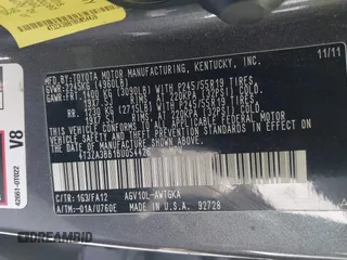 2011 Toyota Venza with VIN 4T3ZA3BB1BU054426, listed as a IAAI auction lot 42109710 with 329,259 mi miles and . Bid and sale history available at DreamBid. Image 9.