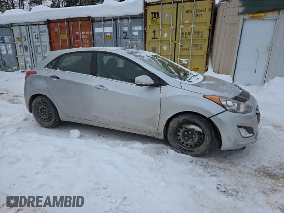 2014 Hyundai Elantra with VIN KMHD35LH9EU204265, listed as a Copart auction lot 45653695 with 119,139 mi miles and Salvage Title. Bid and sale history available at DreamBid. Image 4.