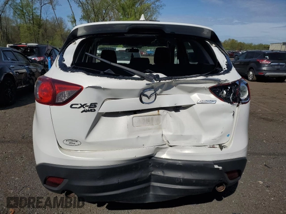 2015 Mazda CX-5 Touring with VIN JM3KE4CYXF0445980, listed as a Copart auction lot 55224355 with 183,713 mi miles and Salvage Title. Bid and sale history available at DreamBid. Image 6.