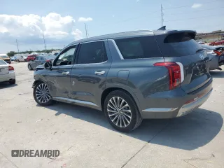 2024 Hyundai Palisade Calligraphy z VIN KM8R74GE5RU805571, wystawiony jako Copart lot #59494785 z przebiegiem 7 378 mil mil oraz Szkoda całkowita • Salvage title. Historia ofert i sprzedaży dostępna na DreamBid. Obrazek 2.