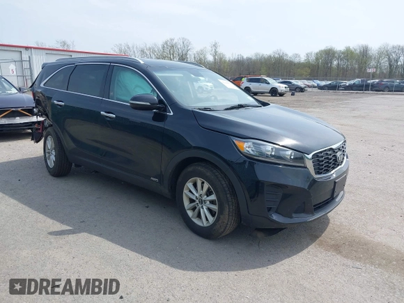 2019 Kia Sorento LX with VIN 5XYPGDA36KG439646, listed as a IAAI auction lot 42146551 with 69,283 mi miles. Bid and sale history available at carsss.com. Image 1.