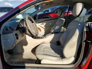 2007 Mercedes-Benz CLK 350 with VIN WDBTJ56H97F227410, listed as a Copart auction lot 44182255 with 211,780 mi miles and Salvage title. Bid and sale history available at DreamBid. Image 7.