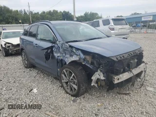 2022 Kia Niro Touring SE with VIN KNDCC3LC7N5537387, listed as a Copart auction lot 71196674 with 49,527 mi miles and Salvage Title. Bid and sale history available at carsss.com. Image 4.