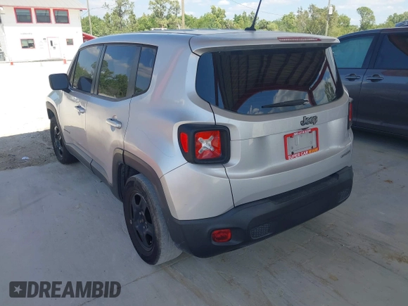 2016 Jeep Renegade Sport with VIN ZACCJAAT4GPD76634, listed as a IAAI auction lot 41793007 with 143,716 mi miles and . Bid and sale history available at carsss.com. Image 3.