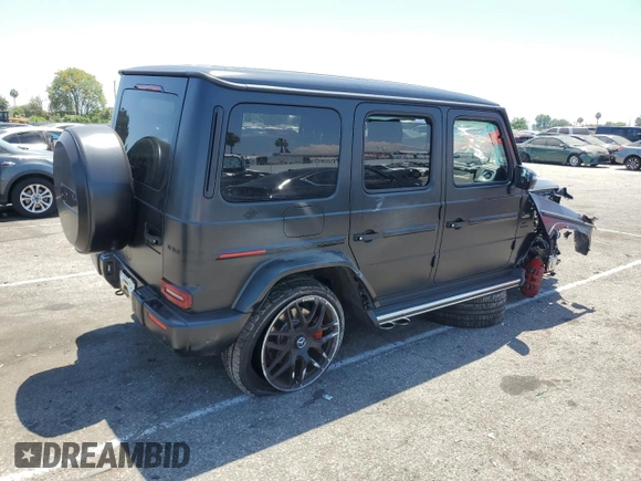 2024 Mercedes-Benz G 63 AMG with VIN W1NYC7HJ3RX511358, listed as a Copart auction lot 62327034 with Not Provided miles and Salvage Title. Bid and sale history available at DreamBid. Image 3.