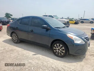 2015 Nissan Versa SV with VIN 3N1CN7AP2FL806259, listed as a Copart auction lot 54741745 with 145,982 mi miles and Salvage title. Bid and sale history available at DreamBid. Image 4.