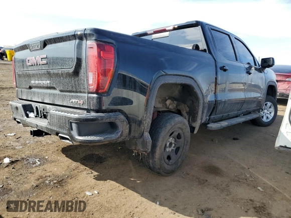 2021 GMC Sierra 1500 AT4 with VIN 3GTP9EEL7MG261132, listed as a Copart auction lot 46317815 with 78,458 mi miles and Salvage Title. Bid and sale history available at carsss.com. Image 3.
