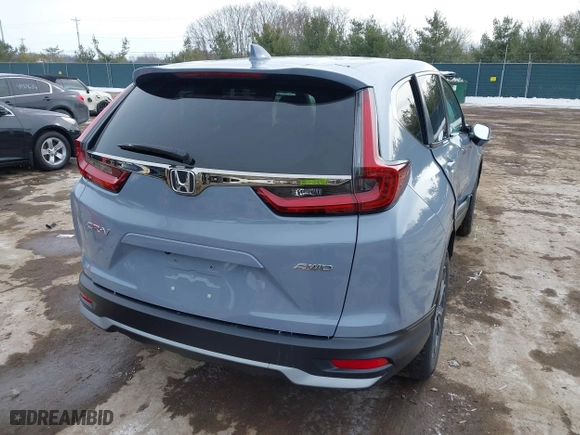 2022 Honda CR-V EX with VIN 2HKRW2H50NH632086, listed as a IAAI auction lot 41543656 with 39,735 mi miles. Bid and sale history available at carsss.com. Image 4.