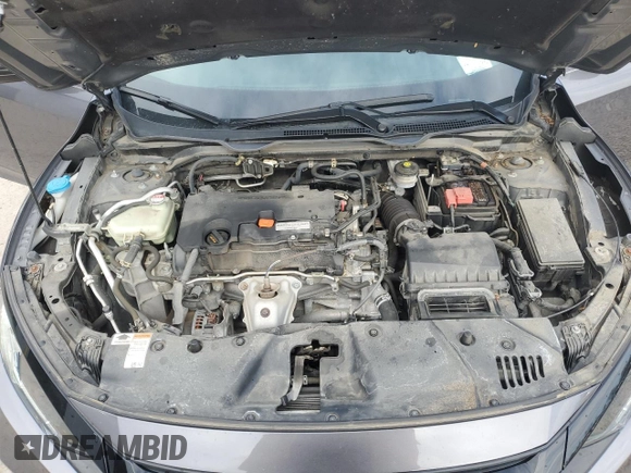 2019 Honda Civic LX with VIN 2HGFC2F61KH558125, listed as a Copart auction lot 55324225 with 66,107 mi miles and Salvage Title. Bid and sale history available at DreamBid. Image 11.