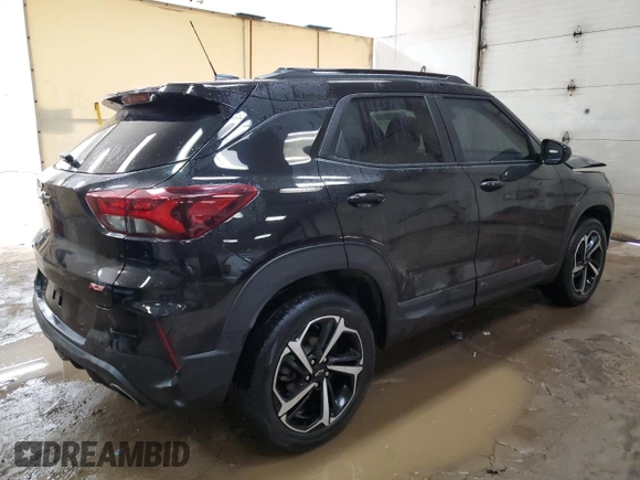2022 Chevrolet TrailBlazer RS with VIN KL79MUSL9NB008021, listed as a Copart auction lot 43675294 with 61,641 mi miles and . Bid and sale history available at DreamBid. Image 3.