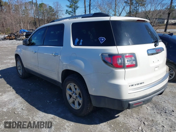2015 GMC Acadia SLE with VIN 1GKKRPKDXFJ121438, listed as a IAAI auction lot 41587397 with 190,619 mi miles. Bid and sale history available at carsss.com. Image 3.