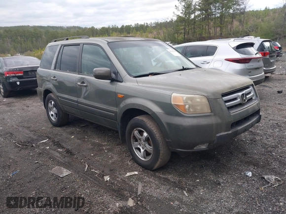 2008 Honda Pilot EX-L with VIN 5FNYF18558B010267, listed as a IAAI auction lot 41714789 with 264,576 mi miles. Bid and sale history available at carsss.com. Image 1.