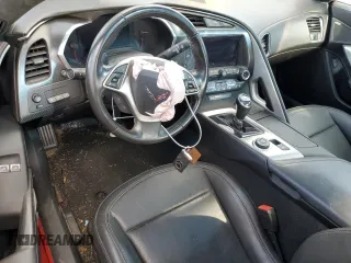 2015 Chevrolet Corvette Z51 3LT with VIN 1G1YM2D7XF5100461, listed as a Copart auction lot 68673454 with Not Provided miles and Salvage Title. Bid and sale history available at carsss.com. Image 8.