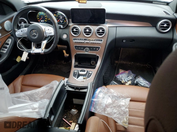 2021 Mercedes-Benz C 43 AMG z VIN W1KWF6EB6MR641697, wystawiony jako Copart lot #89278785 z przebiegiem 48 937 mil mil oraz Szkoda całkowita • Salvage title. Historia ofert i sprzedaży dostępna na DreamBid. Obrazek 8.