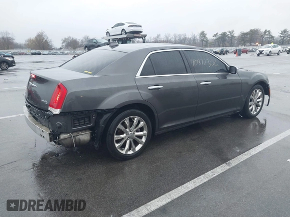 2016 Chrysler 300 with VIN 2C3CCAKG5GH334703, listed as a IAAI auction lot 40877306 with 141,799 mi miles. Bid and sale history available at carsss.com. Image 4.