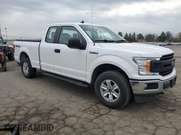 2020 Ford F-150 XL with VIN 1FTEX1EB6LFC30578, listed as a Copart auction lot 53442135 with 78,277 mi miles and Clean title. Bid and sale history available at DreamBid. Image 4.